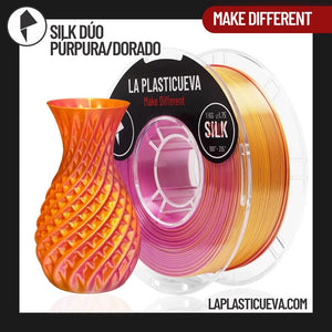 SILK DUO - Purpura/Dorado