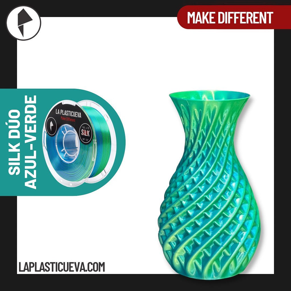 SILK DUO - Azul/Verde