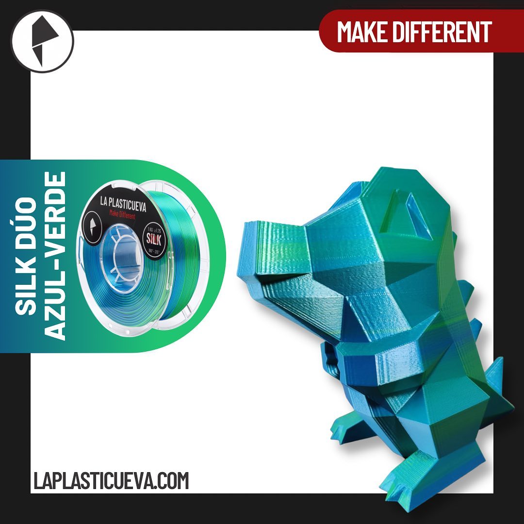 SILK DUO - Azul/Verde