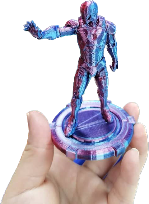 SILK DUO - Rojo/Azul